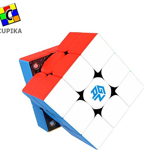 KODE E64R Rubik 3x3 GAN 356 X S XS Stickerless Original Mainan Anak
