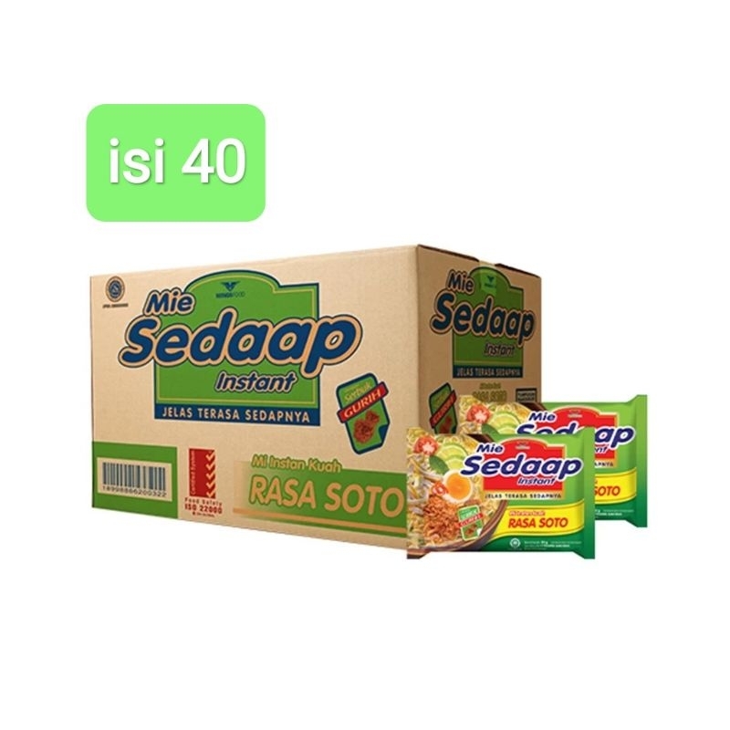 

Mie Sedaap Soto 1 dus isi 40