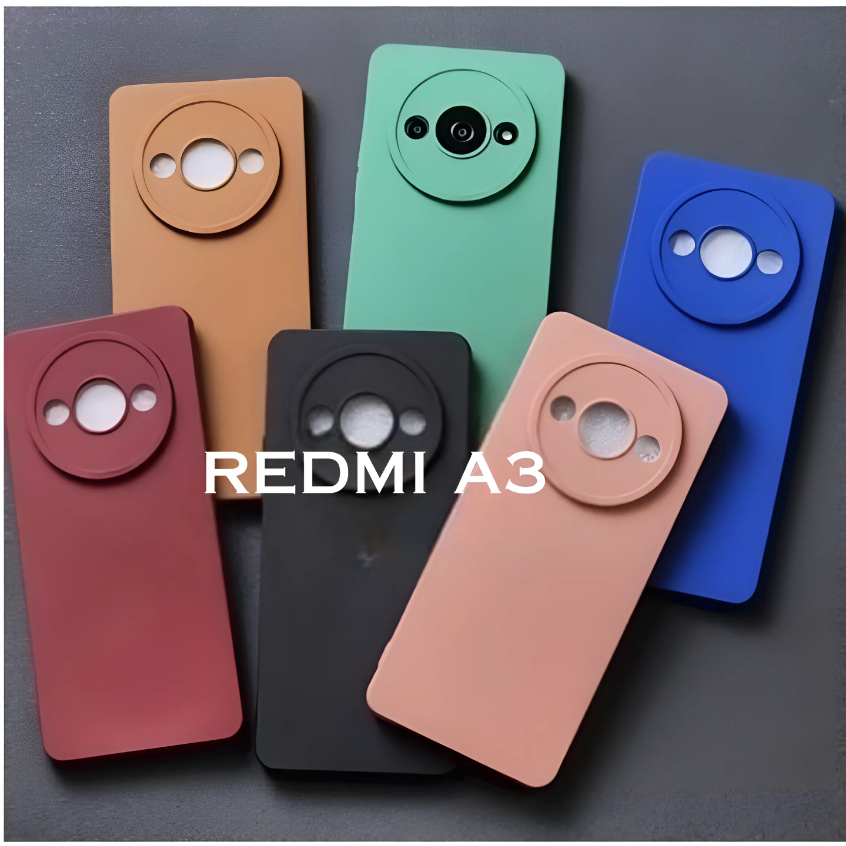 Soft Case Redmi A3 / Redmi A1 + / Redmi A1 Plus Macaron Pro Camera Casing