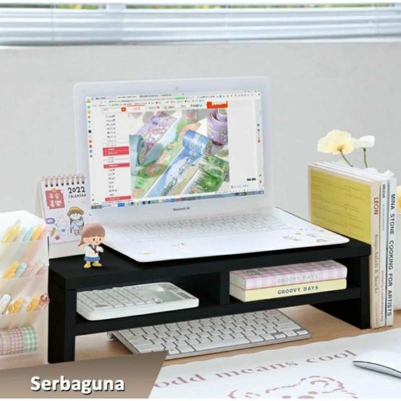 Meja laptop alas laptop modern serbaguna meja pendek serbaguna meja pendek dengan penyimpanan