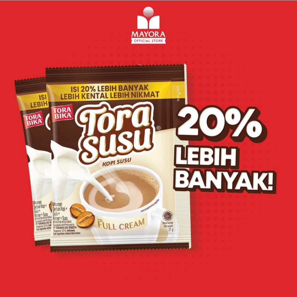 

Torabika Susu Renceng 10 Sachet x 28 Gr | Kopi Susu Torabika