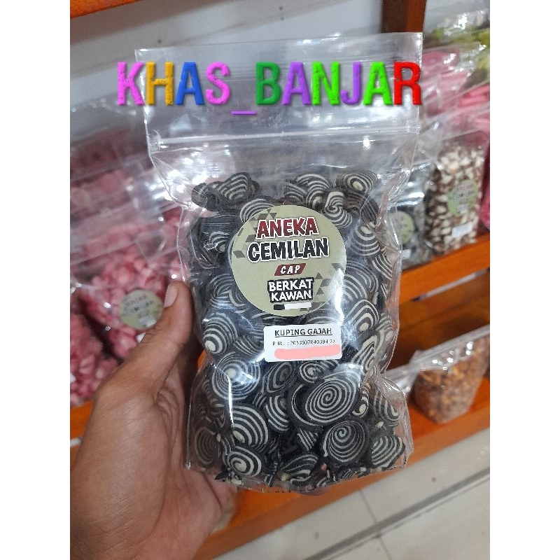 

cemilan kuping gajah khas banjar