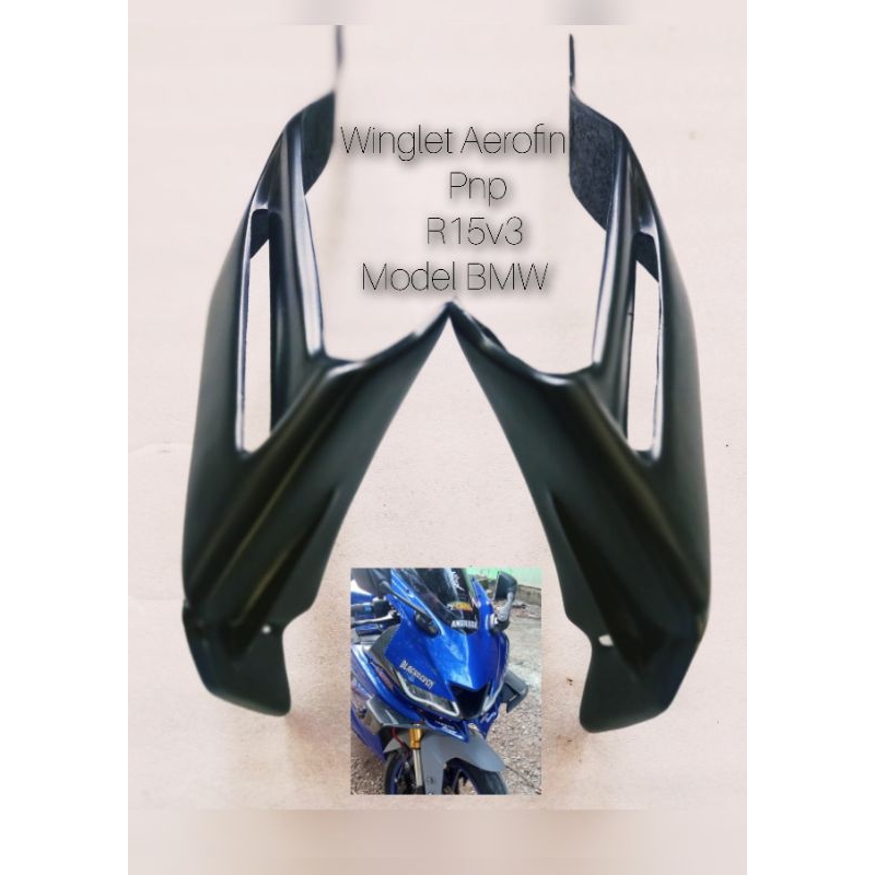 Winglet samping r15v3 model BMW Aerofin r15v3 model BMW