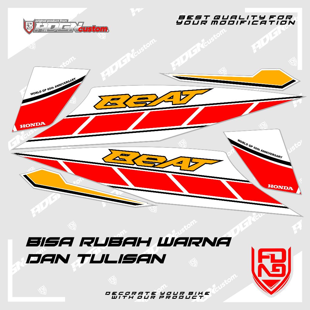 Striping beat karbu custom model livery aniv
