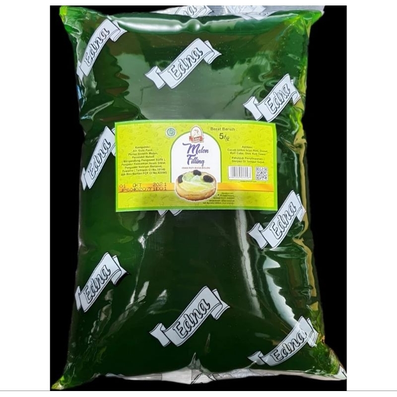 

4-Selai EDNA Buah premium Isian/Topping Rasa Melon