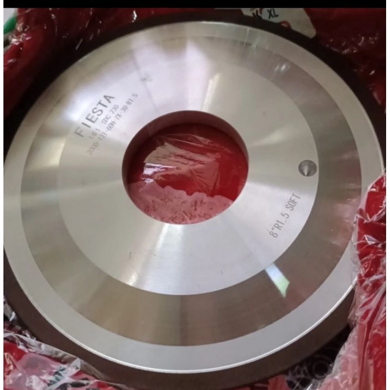 Mata grinda asah 8 inch R 1.5 soft FIESTA Diamond wheel
