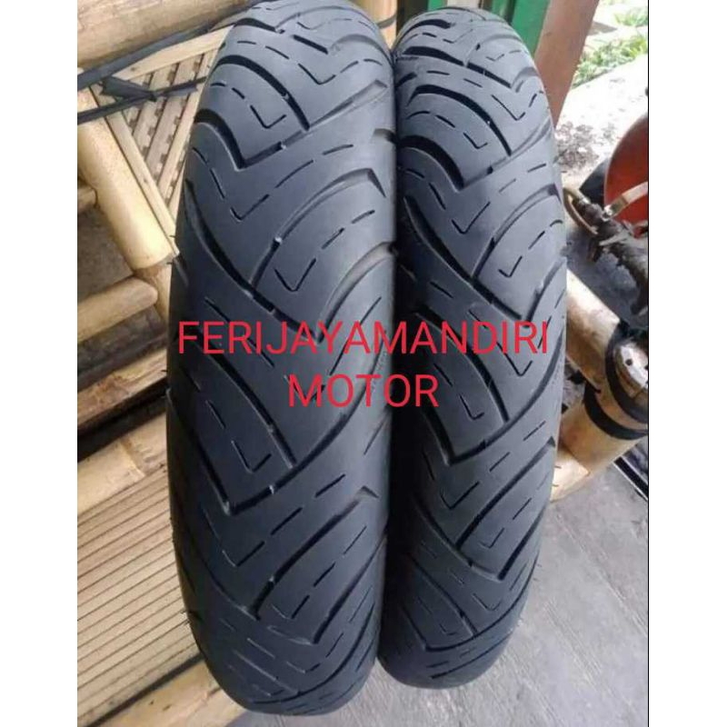 Sepasang ban seken tubles untuk motor bebek, ukuran 90-80 100-80 ring 17, merek FDR