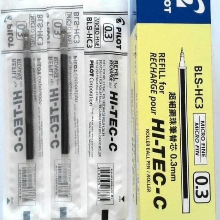 

ART M39D Refill Isi Pulpen Hitech Pilot 3mm 1pak12pcs