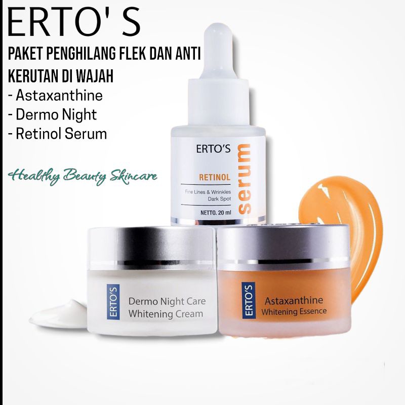 Paket Erto's Penghilang Flek Hitam dan Kerutan