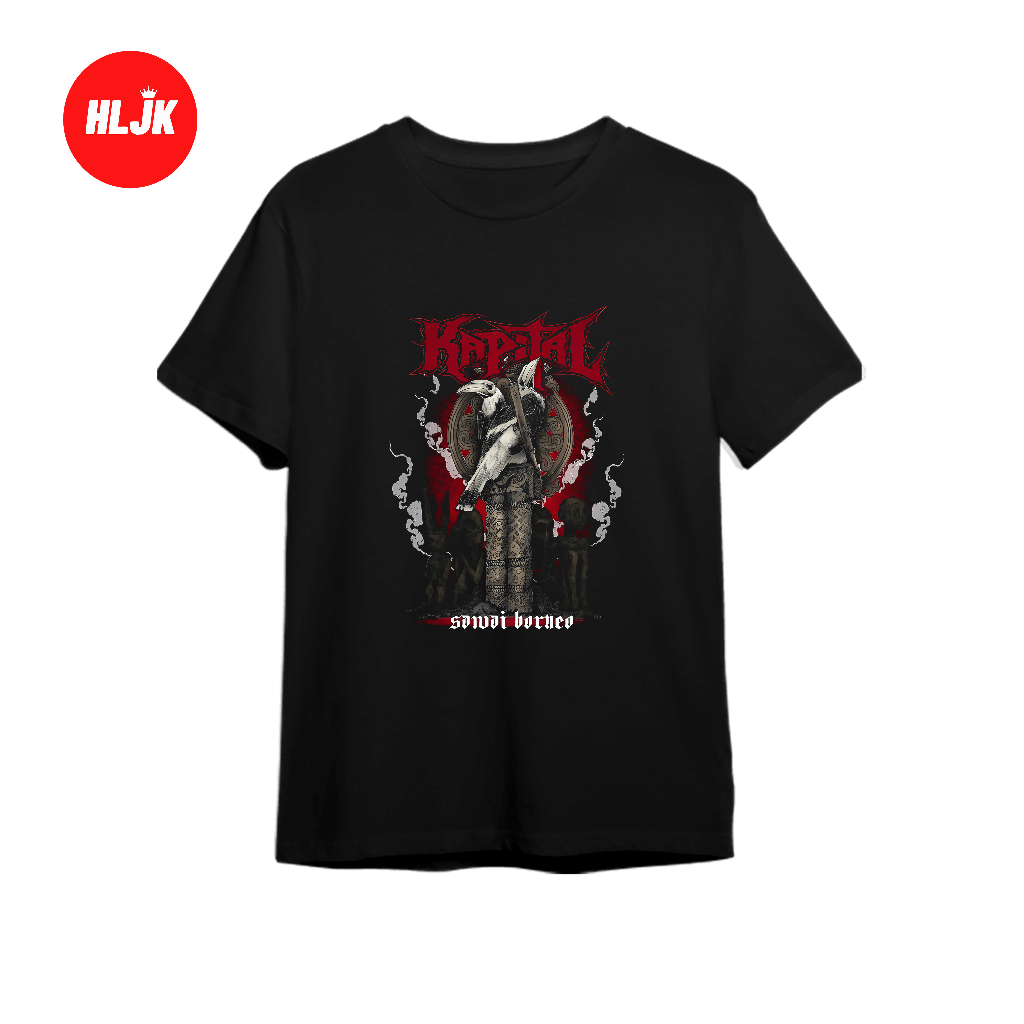 Kaos Band Kapital - Saruai Borneo / Tshirt Rock Metal