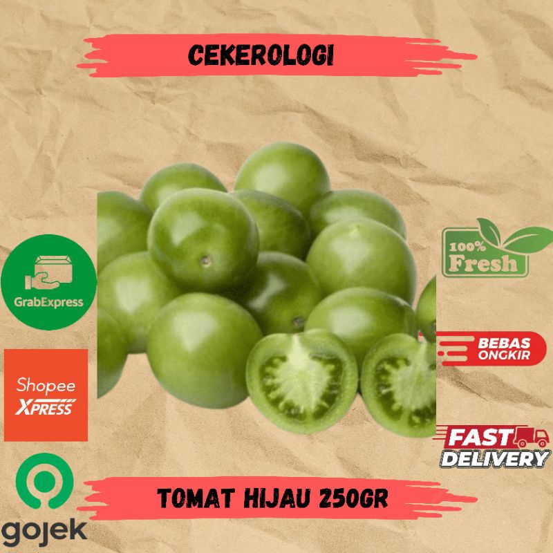 

Tomat Hijau 250gr / Tomat Hijau / Tomat Hijau Fresh Berkualitas / JABODETABEK / Tomat Hijau / Tomat / Sayur Segar / Sayuran / Sayur