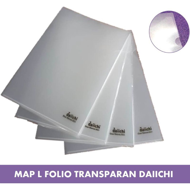 

ART G54D Map LClear Sleeves Transparant Daiichi A4 Dan F4 1pak12pcs