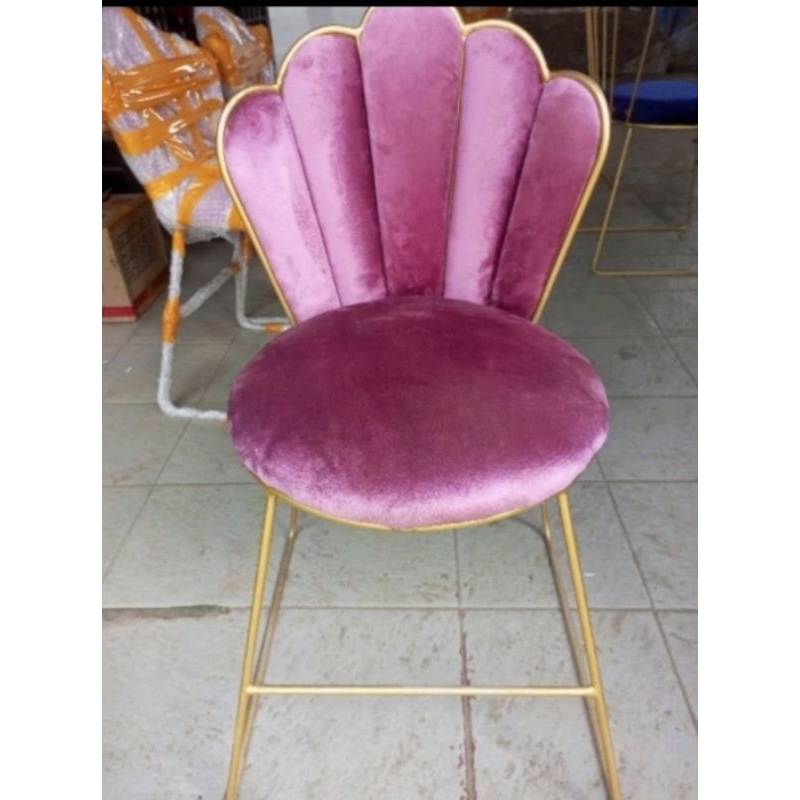 KURSI KERANG MINIMALIS KURSI SALON KURSI TERAS