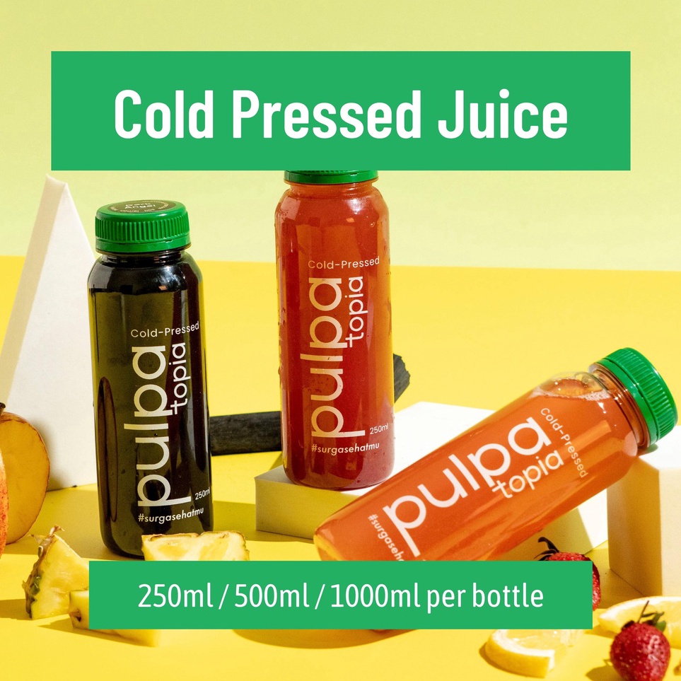 

Makin laris ALA CARTE Cold Pressed Juice 25ml 5ml 1ml Juice Cleanse Jus Sehat Diet PULPATOPIA