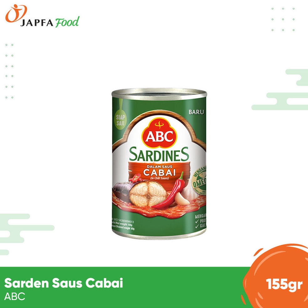 

Cuma Sehari ABC Sarden Saus Cabai 155gr