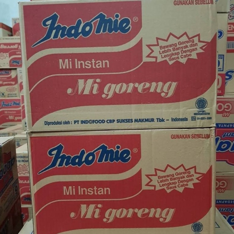 

Sale Sekarang Indomie Goreng 1 karton isi 4 pcs