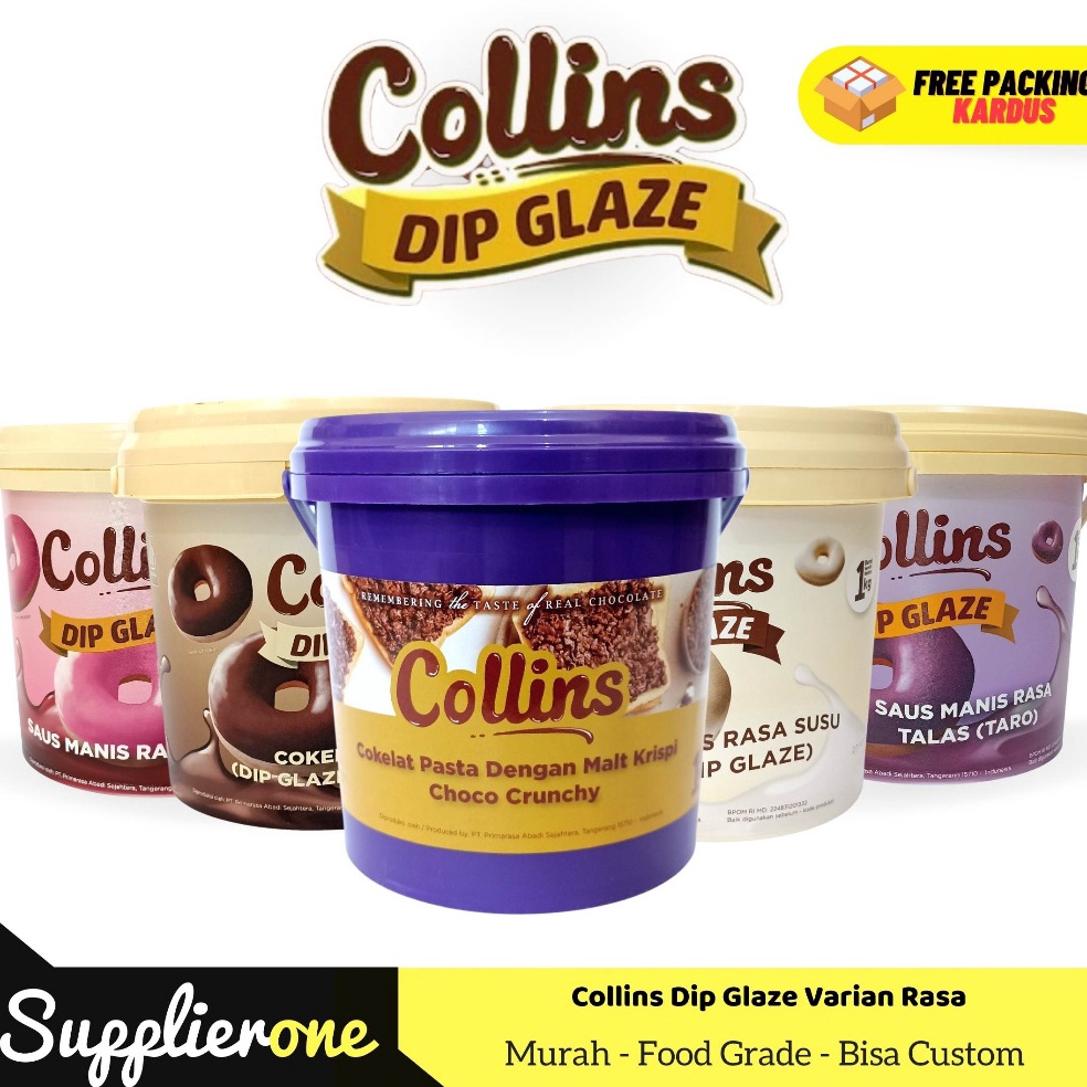 

Sedia Disini Collins Dip Glaze 1 kg Collins Choco Crunchy Collins Coklat Collins Tiramisu Collins Strawberry Collins Taro Collins white 1 kg