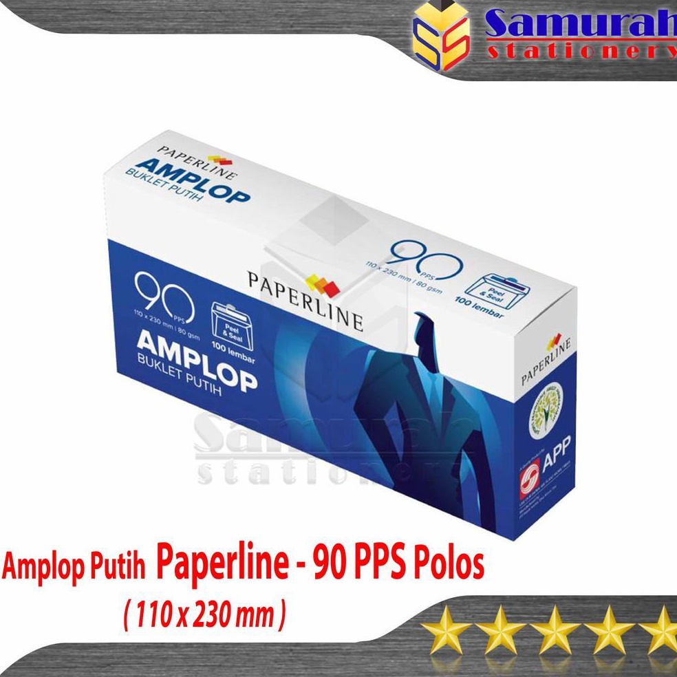 

ART H12I Amplop Kertas Putih Polos Paperline 9 pps isi 1 11 x 23 mm 8 gsm Panjang