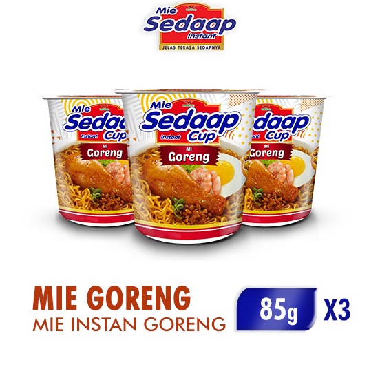 

Terpopuler Mie Sedaap Goreng Cup 85 gr x3