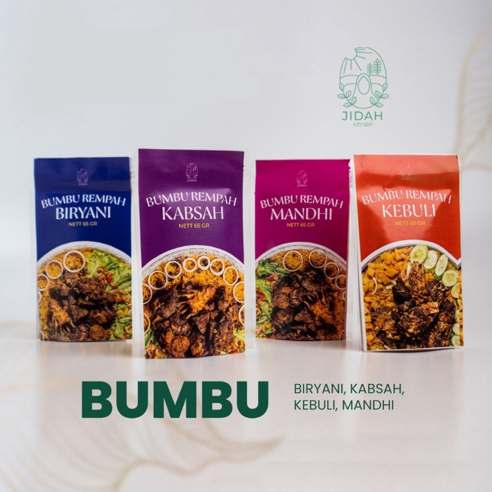 

Harga lebay Bumbu Kebuli instan nasi briyani mandhi kabsah lengkap praktis jidah food bumbu rempah india
