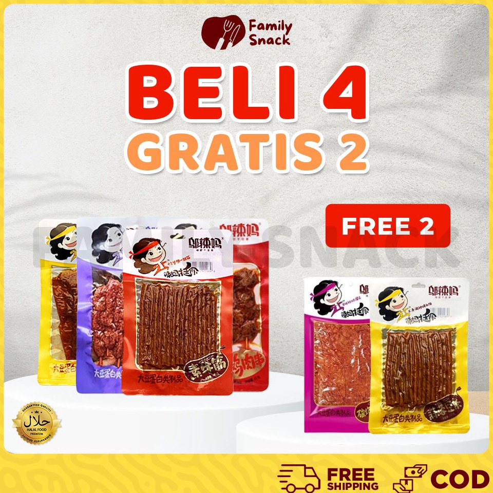 

Harga Kompetitif Latiao Family Snack Buy 4 get 2 Free HALAL WULAMA LATIAO Bundle WULAMA GLUTEN FOOD CEMILAN SNACK A VEGETARIAN LATIAO