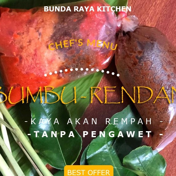 

Come Premium Bumbu Rendang Mamak Raya Tanpa PengawetRasa Resto Padang