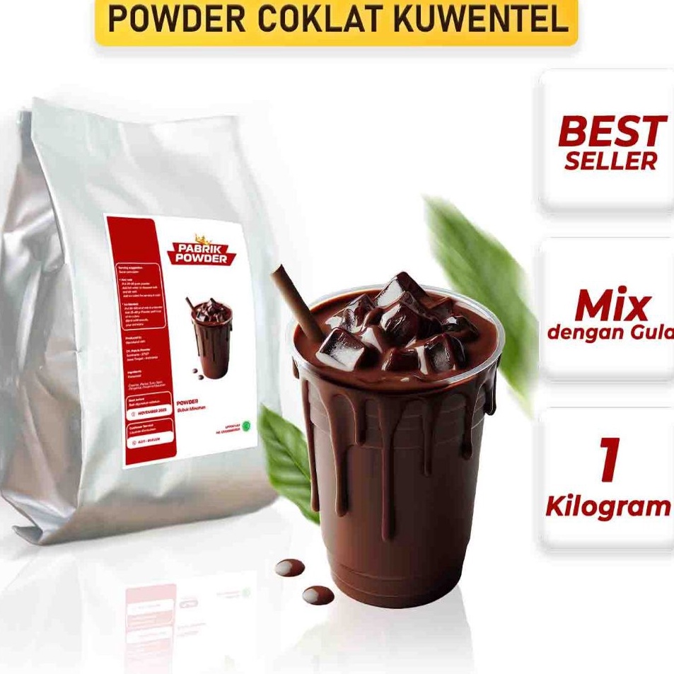 

Star seller Powder Coklat Kuwentel 1 Gram Grade 1 Bubuk Minuman Es Cokelat Kental Manis Chocolate Powder