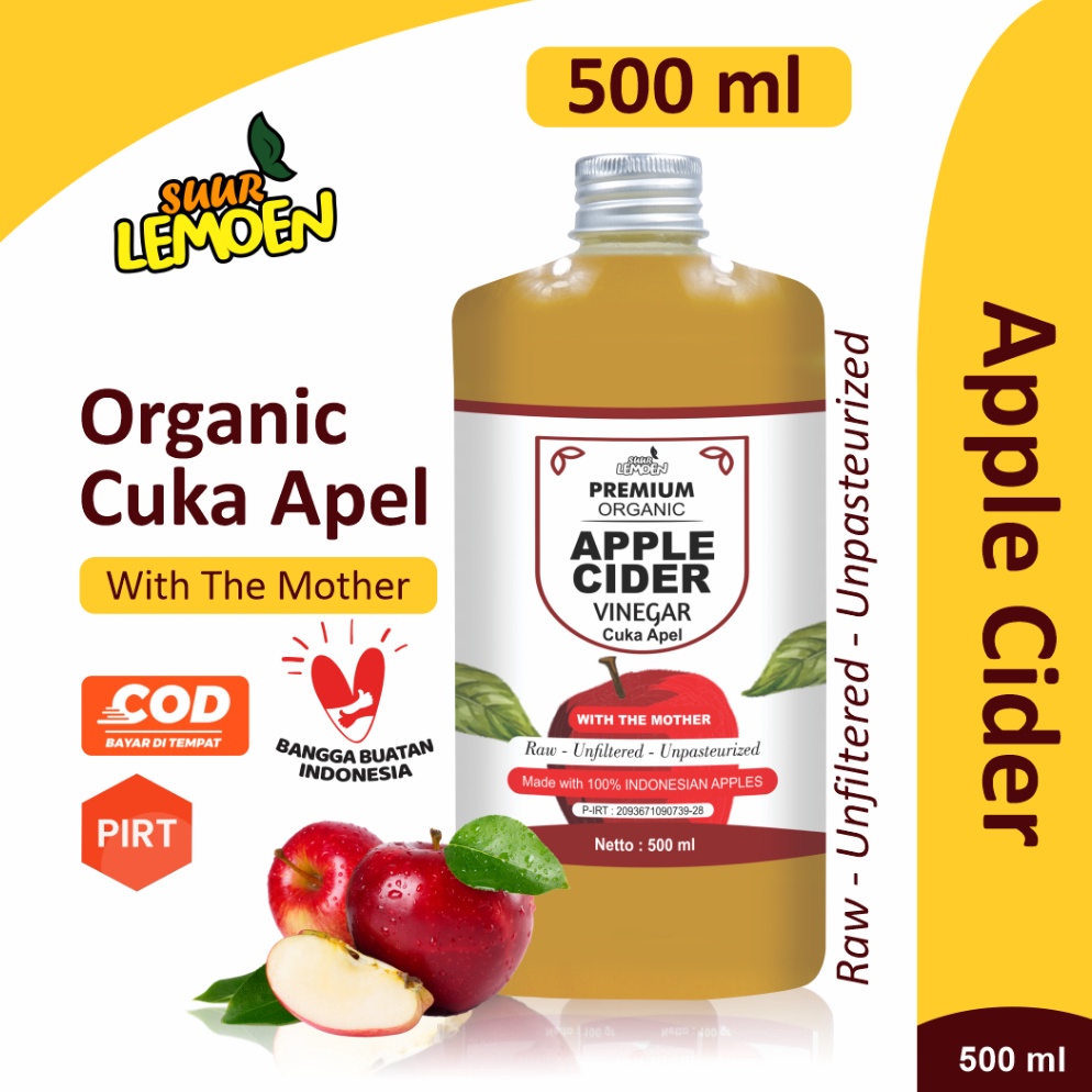 

Banting harga CUKA APEL Premium Organik With The Mother diet alami by Suur lemoen