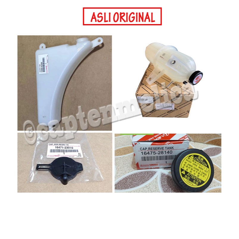 ORI Tutup Kap Cap Botol Tabung Tangki Tengki Air Radiator Innova Inova Fortuner Hilux 2005 2006 2007