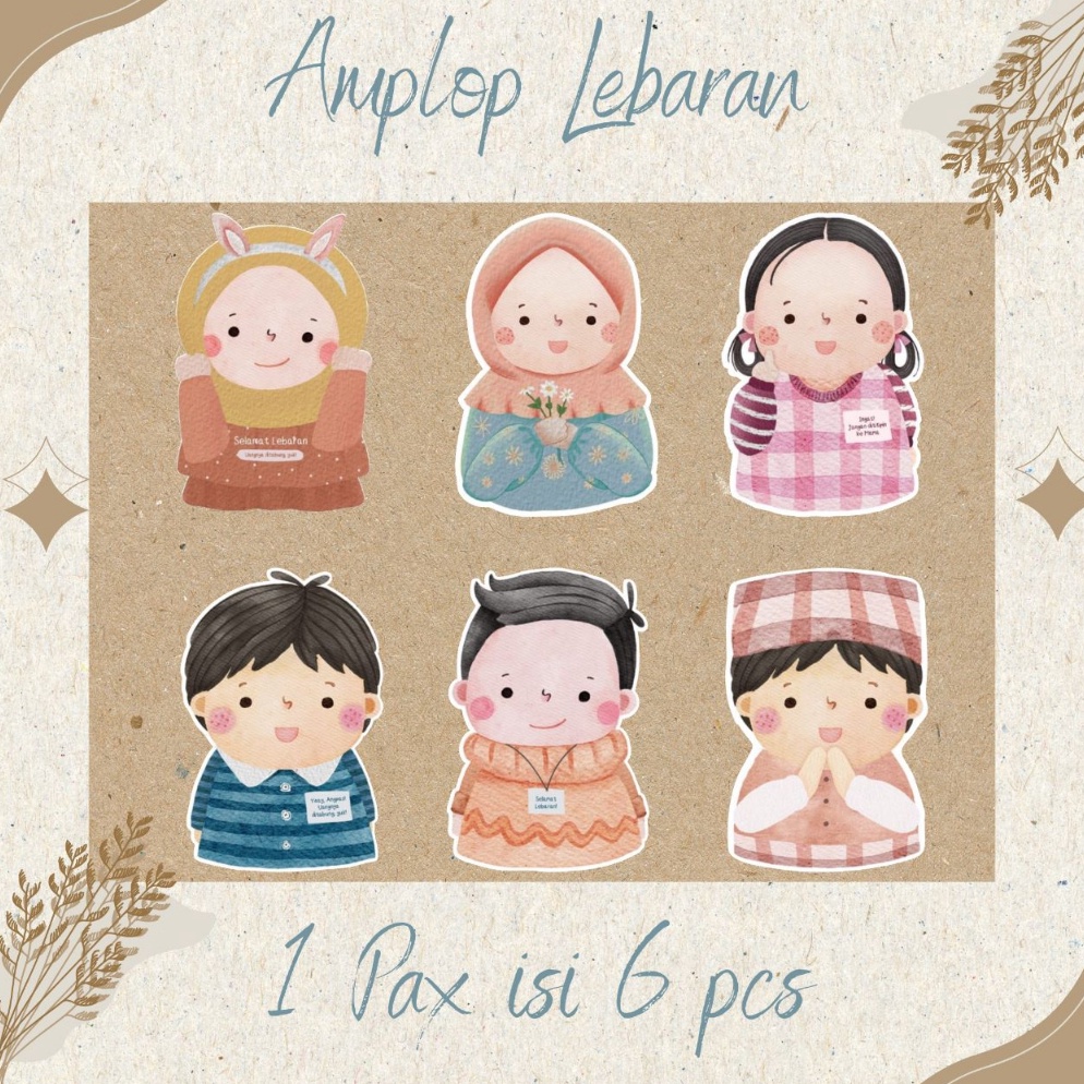 

ART X96K Amplop Lebaran Karakter isi 8 pcs