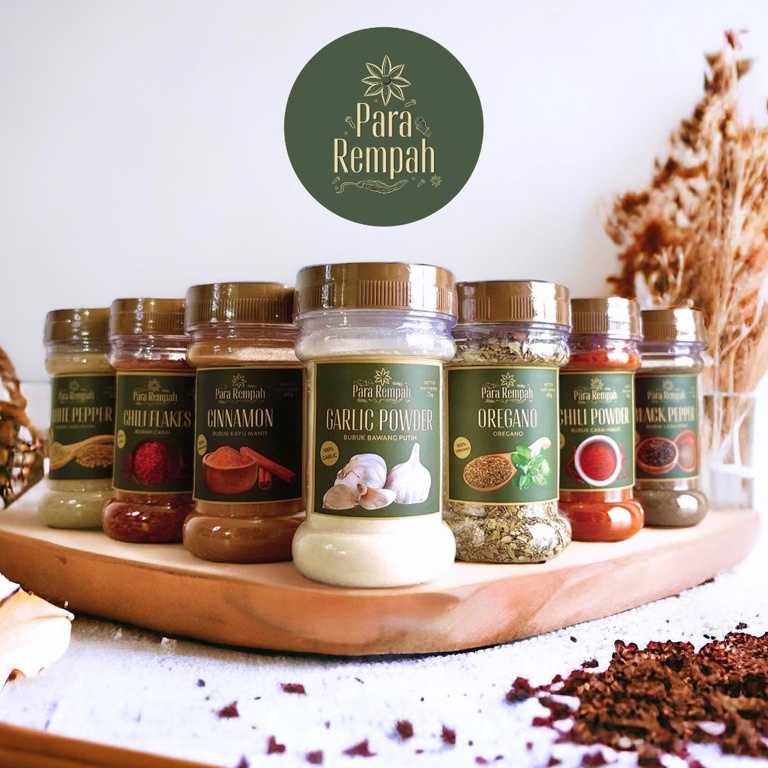 

ShareNow ALL VARIANT Para Rempah Bumbu Dapur Premium Paprika Pala Bawang Putih Oregano Cabe Cabai Kayu Manis Cinnamon Lada Hitam Putih Merica Ketumbar Kemiri Chili Flakes Powder Garlic Thyme Rosemary Italian Seasoning Wij