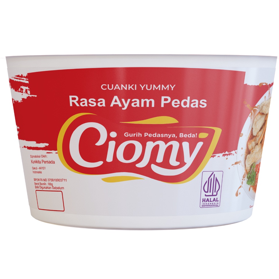 

Clearance sale Cuanki Chiken Spicy Cup Reguler Isi Soun