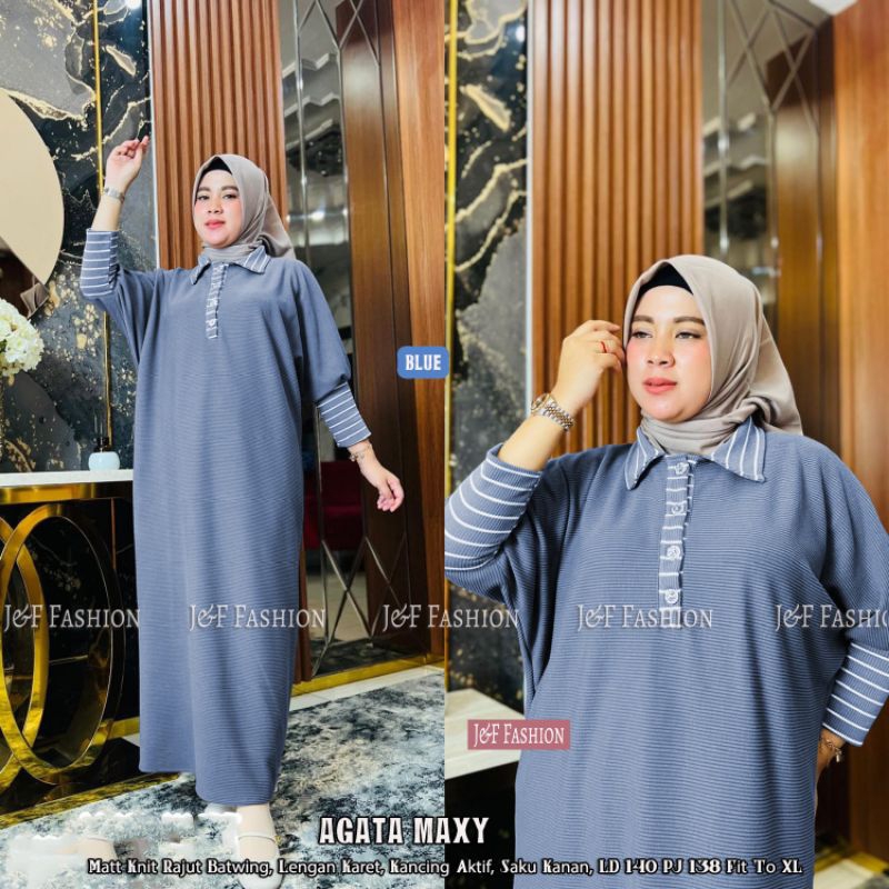 FASHION MUSLIM KEKINIAN NYAMAN DI PAKAI BAHAN ADEM GAMIS WANITA TERBARU KONDANGAN LEBARAN REALPICT C