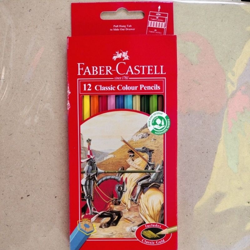 

PENSIL WARNA FABER CASTELL 12-24 WARNA