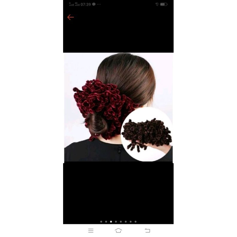 ikat rambut ubur ubur#ikat rambut ubur2/cepol ikat rambut/kunciran ubur ubur/cepol hijab jumbo/ikat 