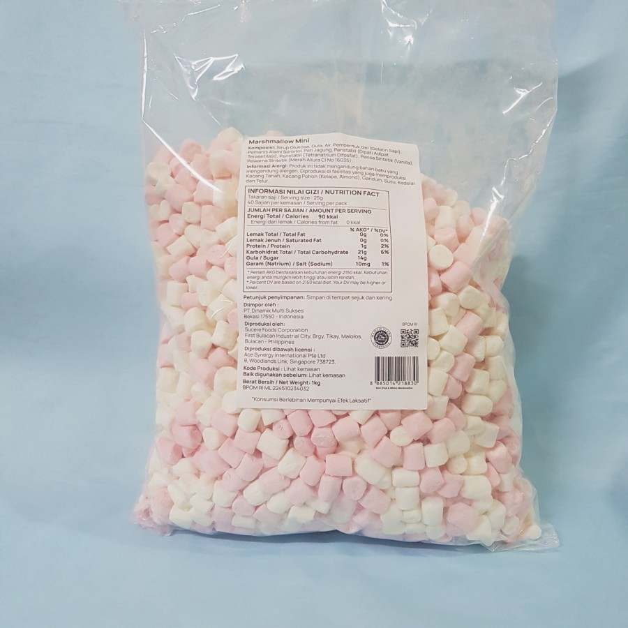 

Corniche Mini Assorted Marshmallow 1kg