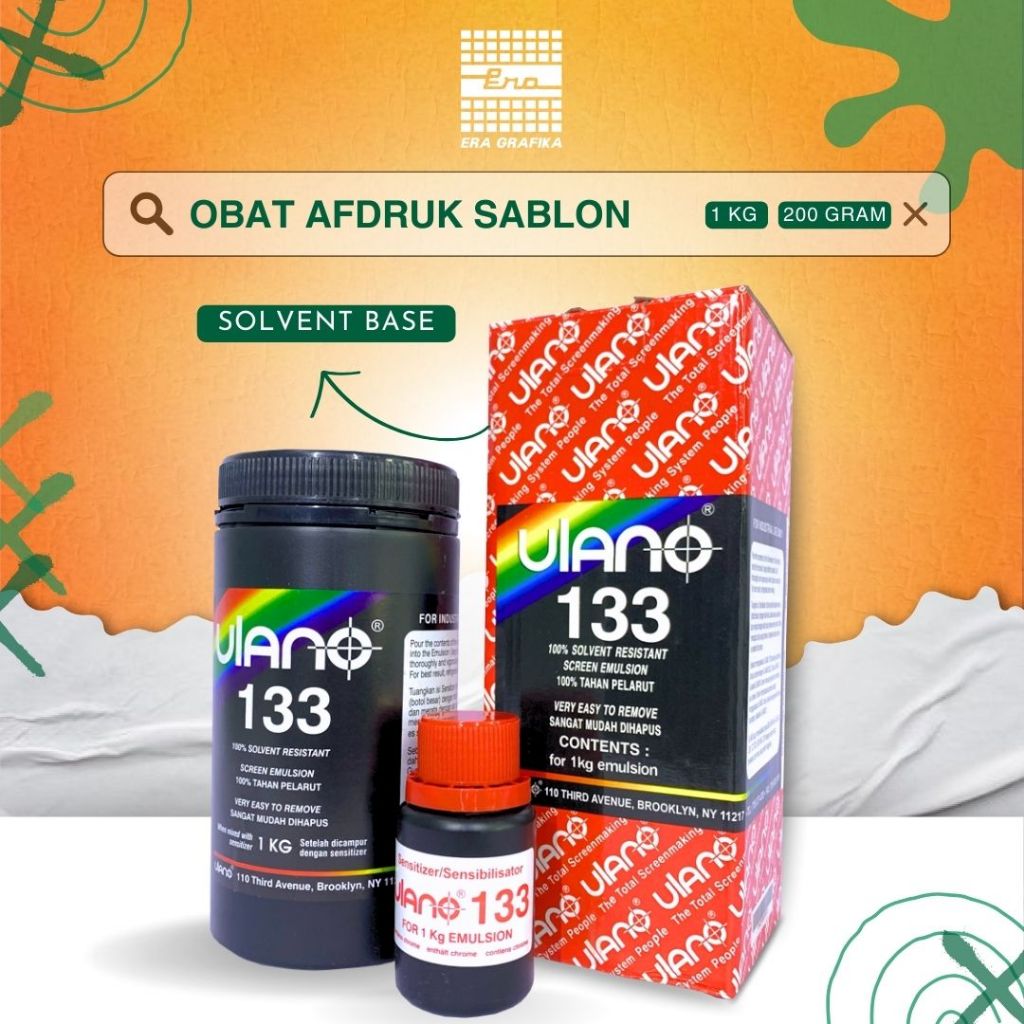 

OBAT AFDRUK SABLON | ULANO 133 (SOLVENT BASE)