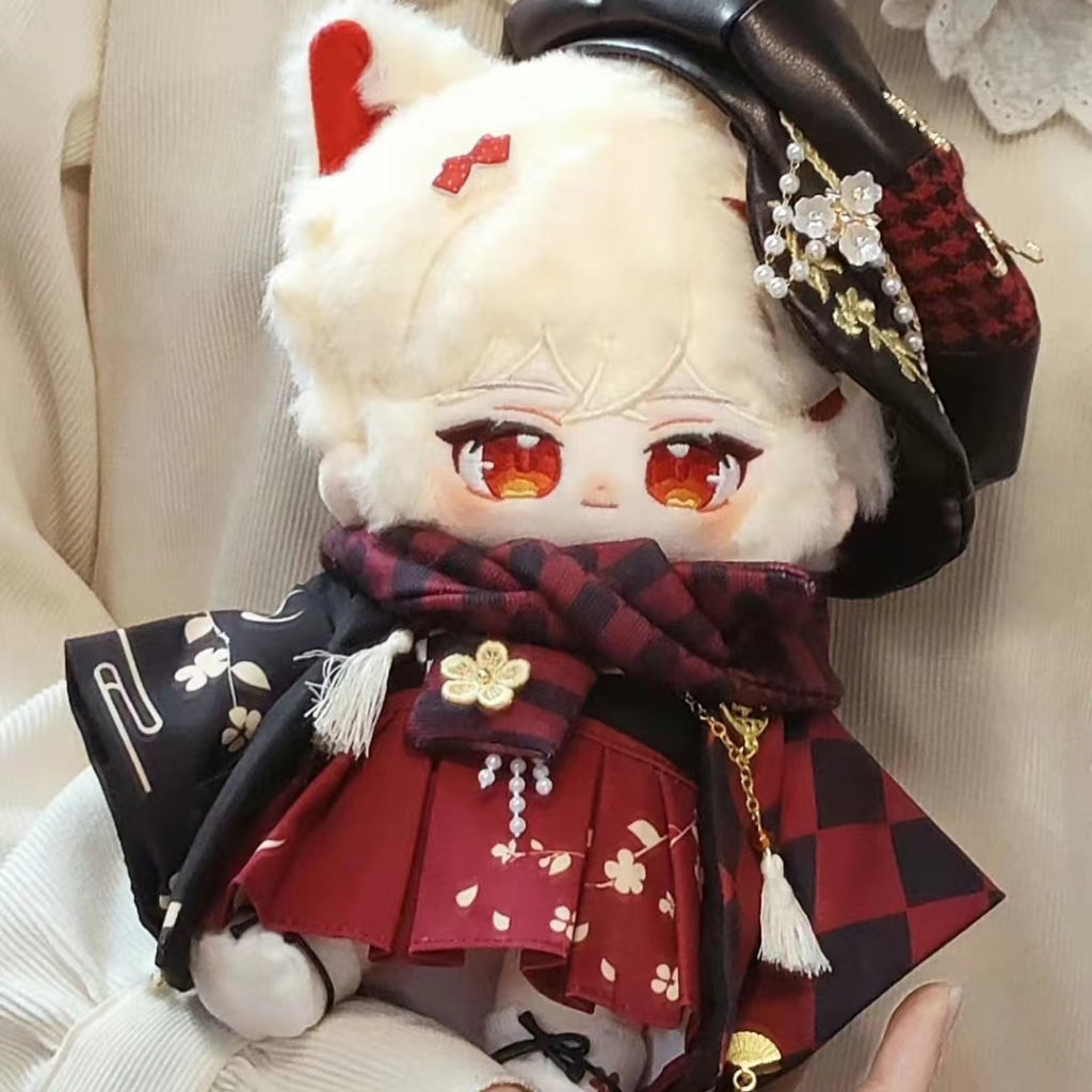 [READY STOCK] doll kazuha genshin impact boneka kaedehara kazuha cotton doll 20cm kazuha - fengsheng