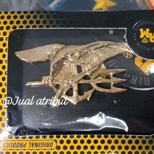 Brevet Pin Wing Brivet PDH AL Navy Seal, Kapal Atas Air
