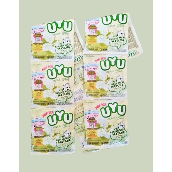 

POP ICE UYU Korean Milky Matcha Minuman Bubuk Renceng [10 x 23 Gr]