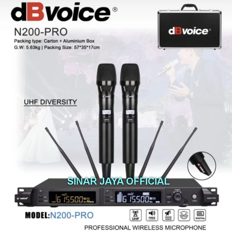 Mic Wireless Original DB Voice N 200 Pro / N200 Pro DbVoice