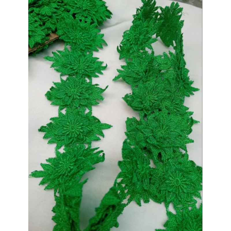 RENDA bunga bordir tridi/3D
