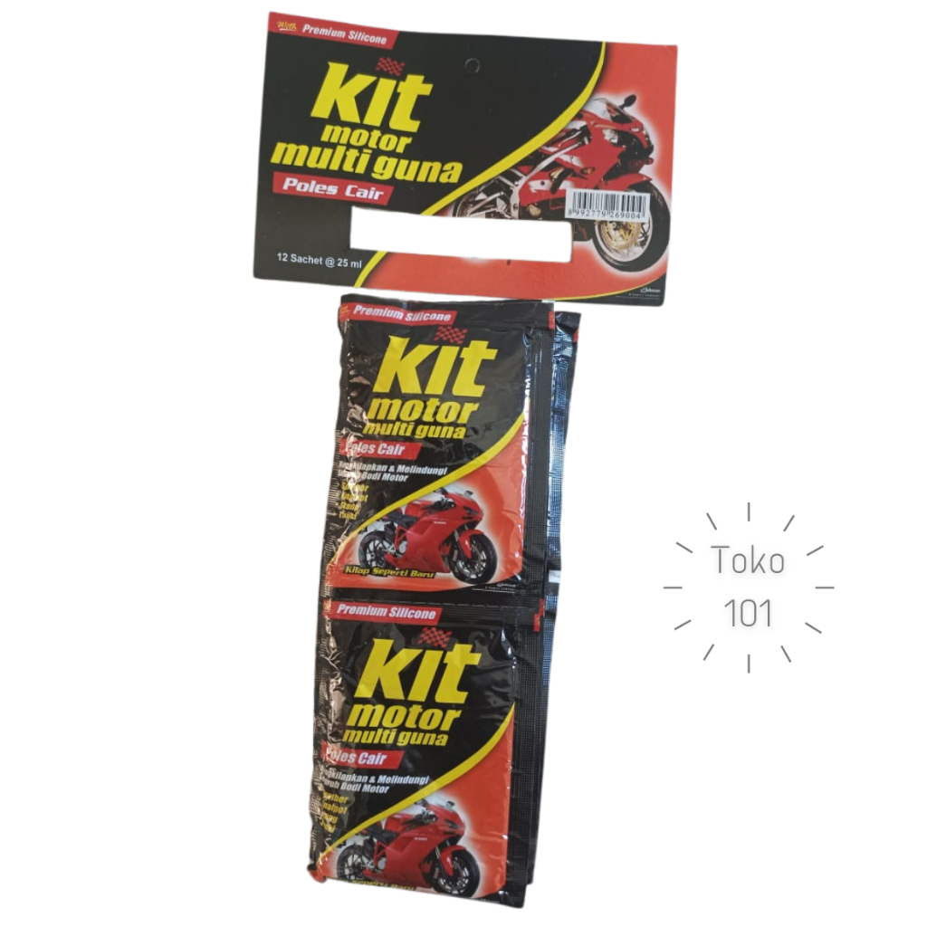 KIT Multiguna sachet 25ml Pengkilap Body Motor