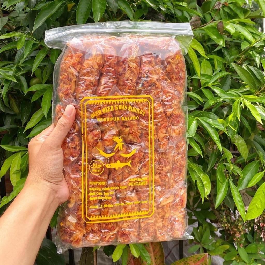 

1 Pack isi 30 PCS Keripik Sambal Teri Khas Sibolga