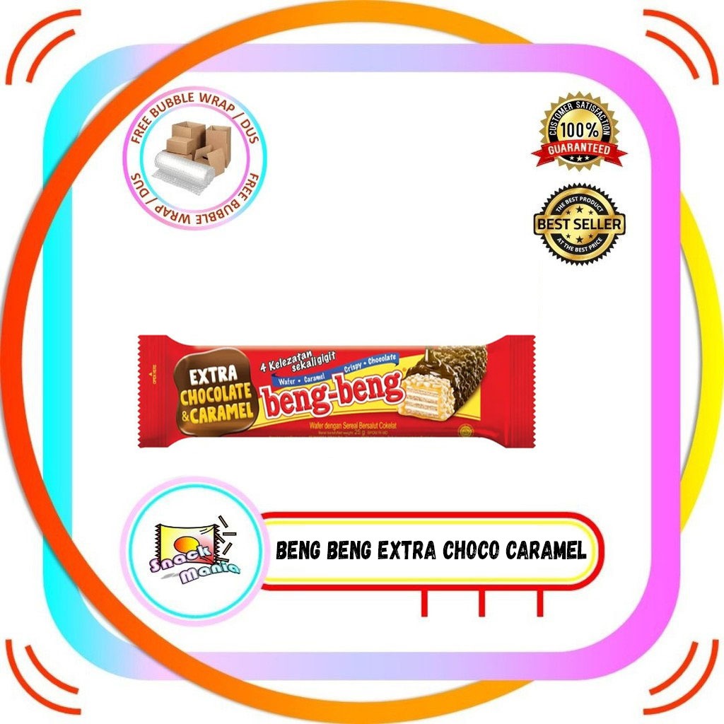 

Beng Beng Wafer Coklat Extra Chocolate Caramel ~ 25 gr 1 Pc