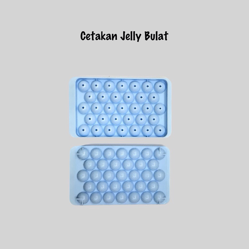 Cetakan Jelly 33 Lubang Bulat Kecil