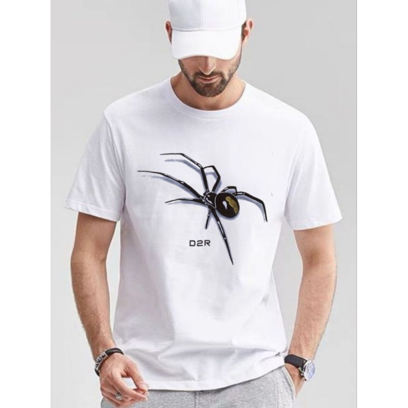 Kaos D2R Distro Original Bahan Tebal Adem Cotton 24s Baju Pria wanita Bandung Unisex murah Keren kek