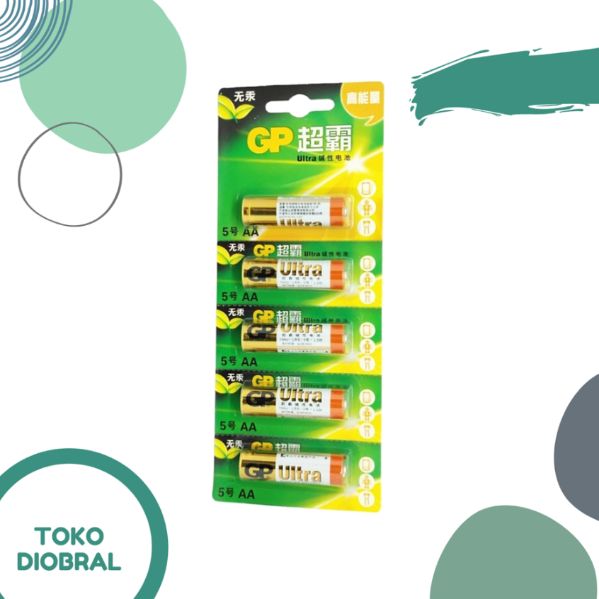 Baterai ALKALINE GP Size AA Battery LR6 1pcs