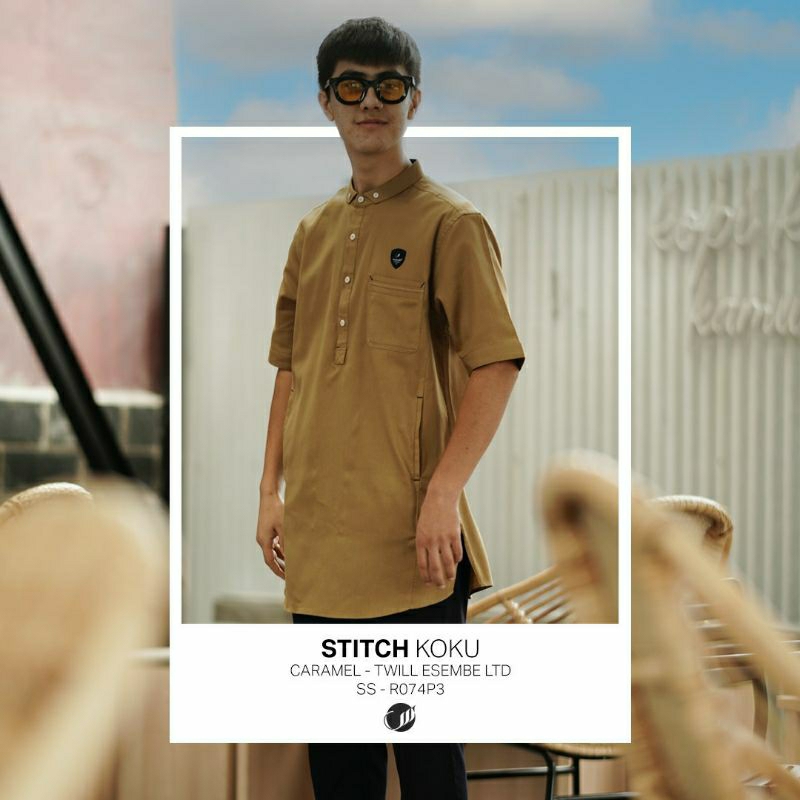 SAMASE SOLO KOKU STITCH R074P LENGAN PENDEK