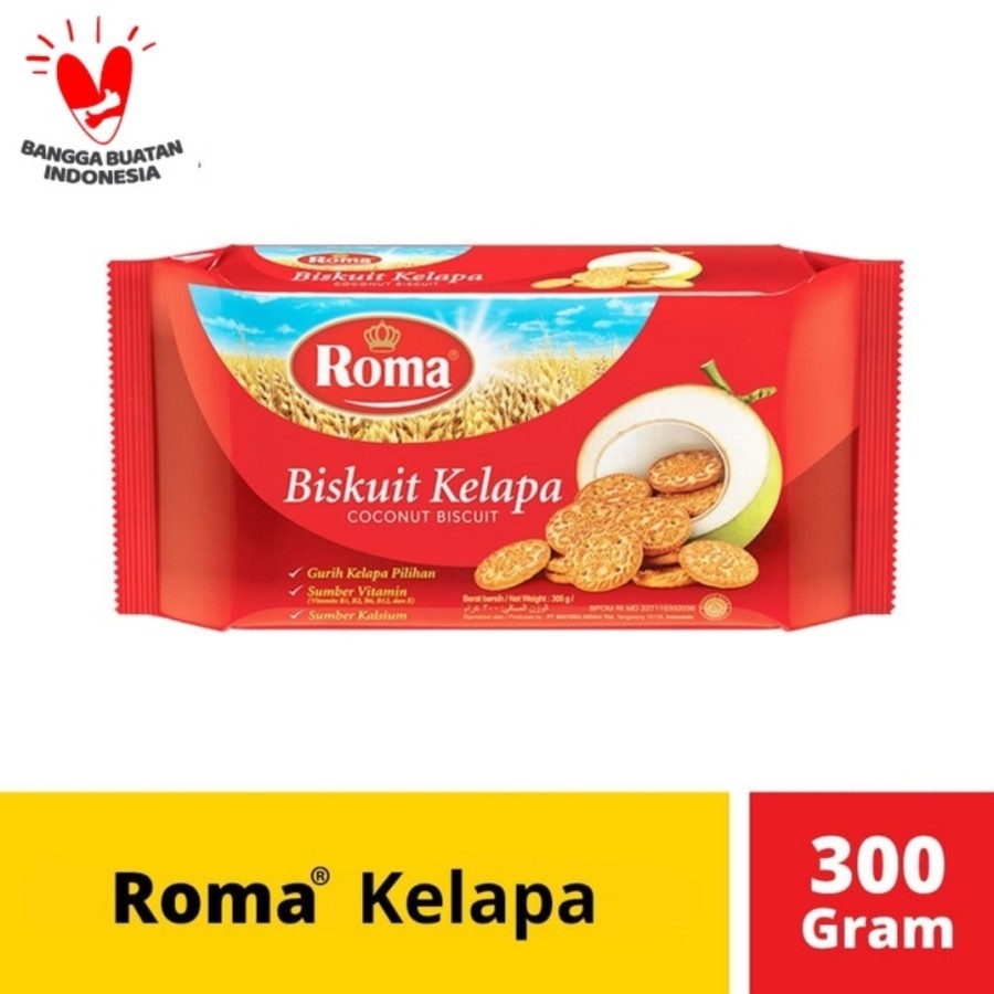 

Biskuit Roma Kelapa 300g